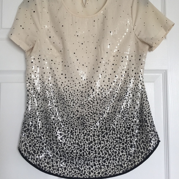 Sequin polka-dot top - Picture 1 of 5